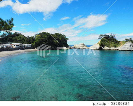 乗浜海岸 島の写真素材 乗浜海岸 島の写真素材