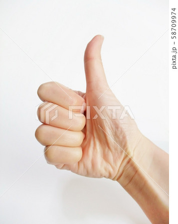 グーサイン グーの写真素材