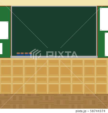 小学校 学校 教室 ロッカーのイラスト素材 Pixta