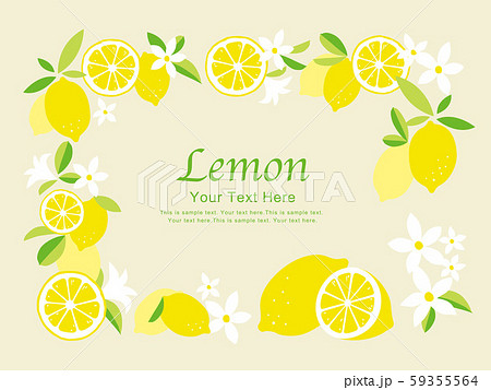 レモンの花のイラスト素材