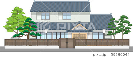 和風建築のイラスト素材集 ピクスタ