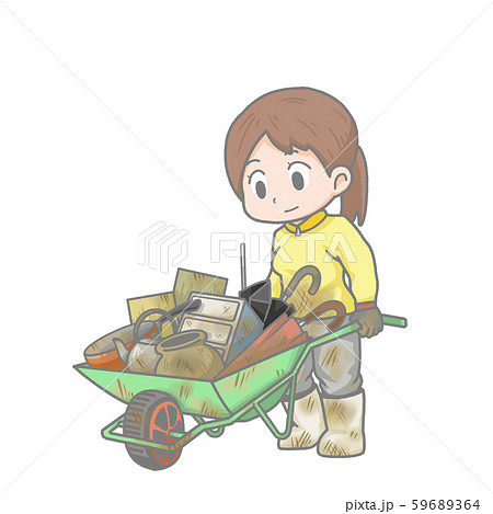 一輪車のイラスト素材集 ピクスタ