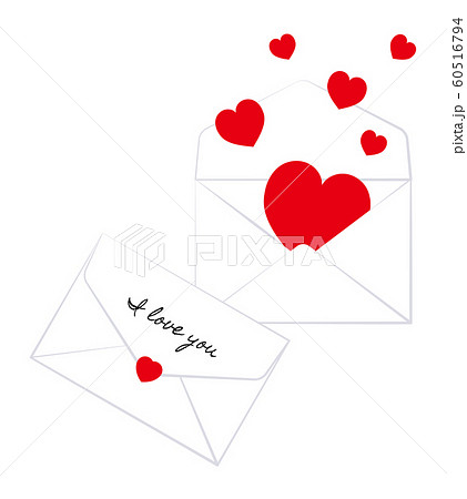 ラブレターのイラスト素材