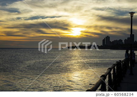 風景 台北 淡水区 台湾八景の写真素材 - PIXTA