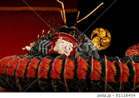石見神楽 蛇の写真素材