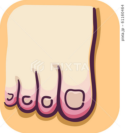 つまさきのイラスト素材