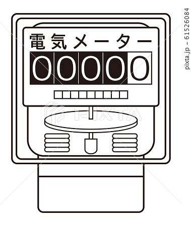 水道メーターのイラスト素材