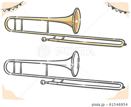 管楽器のイラスト素材