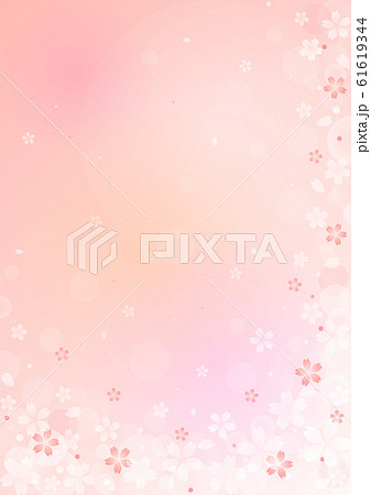 和柄 桜 春 背景画像のイラスト素材