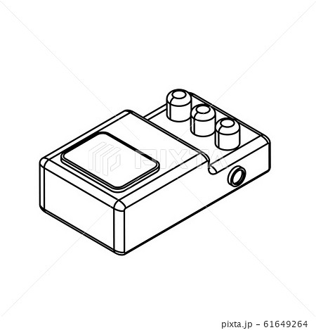 エフェクターのイラスト素材