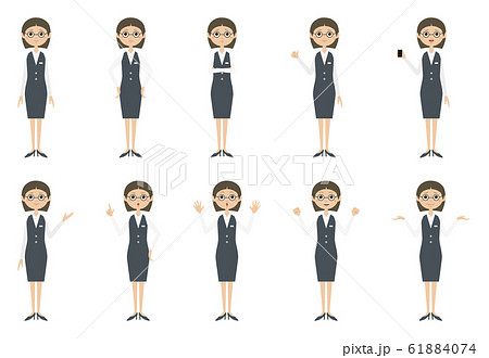 銀行員のイラスト素材