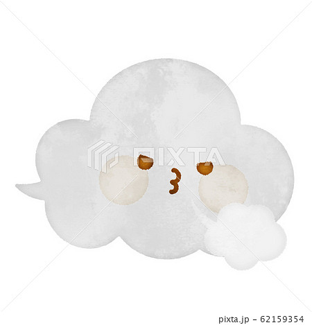 北風のイラスト素材