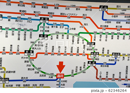 近距離きっぷ運賃表の写真素材 - PIXTA