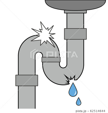 水道配管 水道 配管 菅のイラスト素材