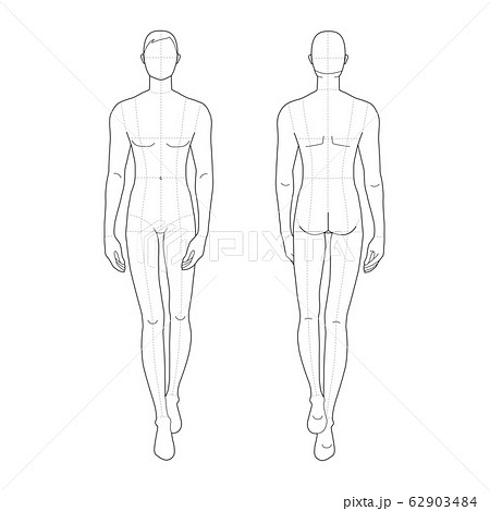 男の子 マネキン 男 少年のイラスト素材