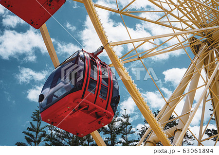 オーストラリア パース 遊園地 観覧車の写真素材