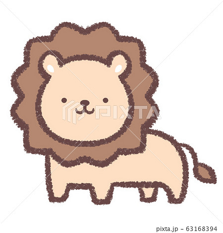 らいおん ライオン イラストのイラスト素材