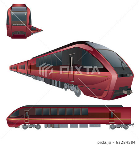 特急列車のイラスト素材 Pixta