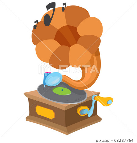 蓄音機のイラスト素材 蓄音機のイラスト素材