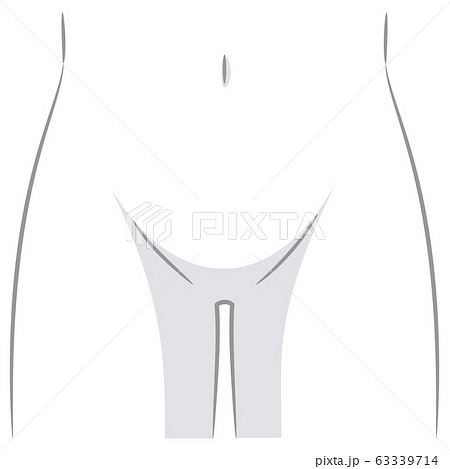 A woman's crotch seen from directly below - Stock Illustration [105098269]  - PIXTA