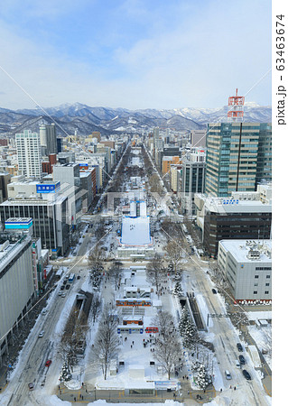札幌雪祭りの写真素材