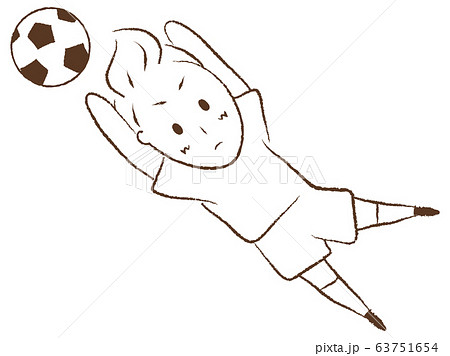 サッカー少年のイラスト素材集 ピクスタ