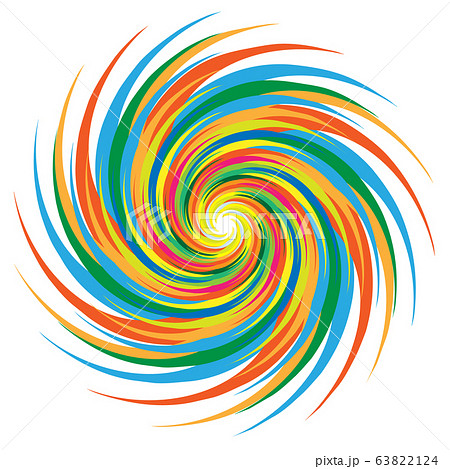 ベクター 渦 渦巻き 渦巻のイラスト素材