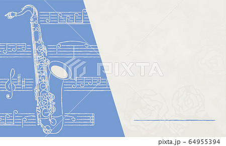 テナーサックスのイラスト素材