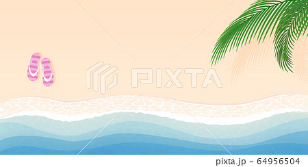 浜辺のイラスト素材
