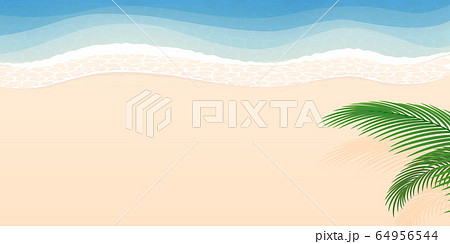 砂浜 ビーチのイラスト素材集 ピクスタ