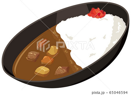 カレールーのイラスト素材