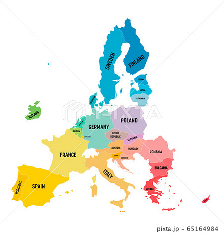 マップ 地図 ヨーロッパ Euのイラスト素材