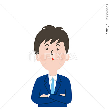 ぼーっとするのイラスト素材 Pixta