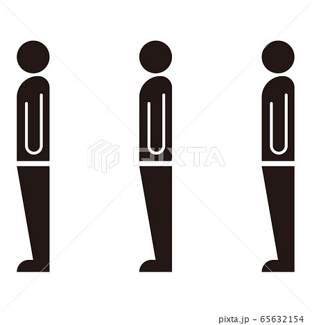 お客さん ピクトグラムの写真素材