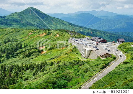 八幡平山頂レストハウスの写真素材