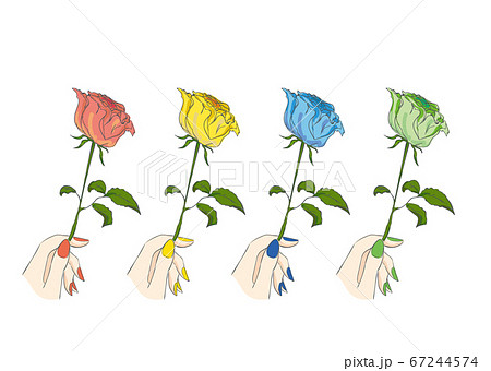 セクシーローズのイラスト素材 セクシーローズのイラスト素材