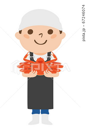 魚屋のイラスト素材