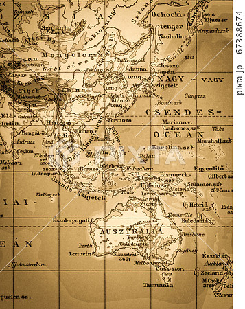 地図 マップ オーストラリア 古地図の写真素材 - PIXTA
