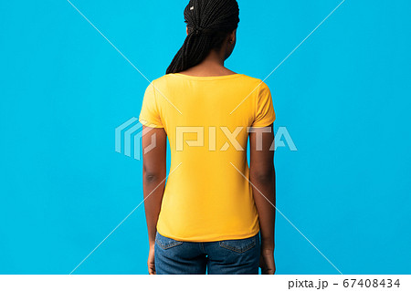 後ろ姿 人間の写真素材
