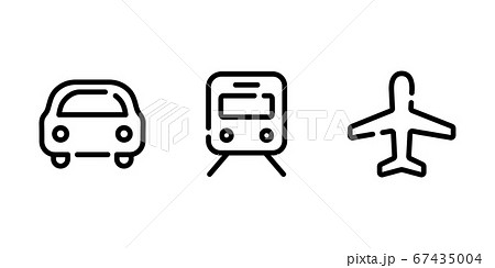 離陸 飛行機 マーク ピクトグラムのイラスト素材