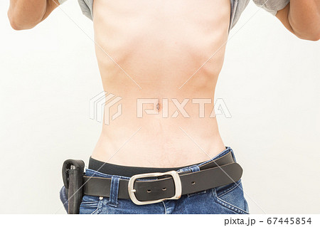 おヘソ 男の写真素材 おヘソ 男の写真素材