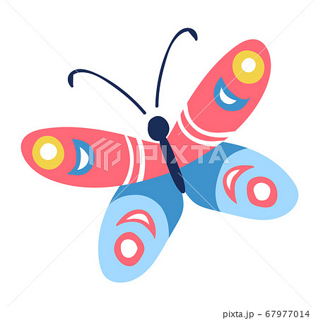 蚕のイラスト素材