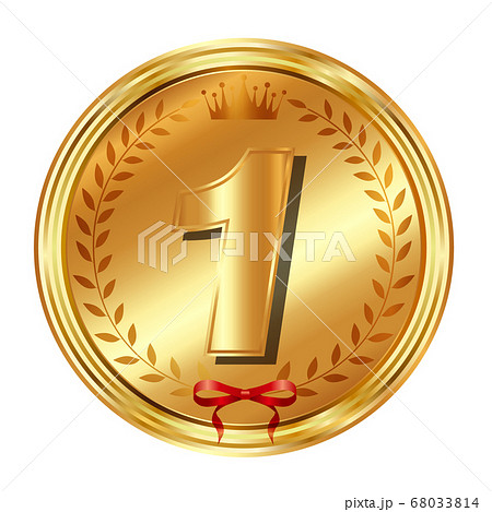 王冠　リボン　金　アイコン