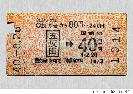 切符 山手線 改札 乗車券の写真素材 - PIXTA