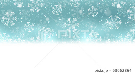 クリスマス　雪　風景　背景