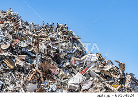 スクラップの写真素材