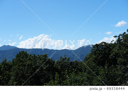 津軽峠の写真素材