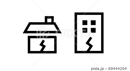 ひび割れ 地割れ 割れ目 割れるのイラスト素材
