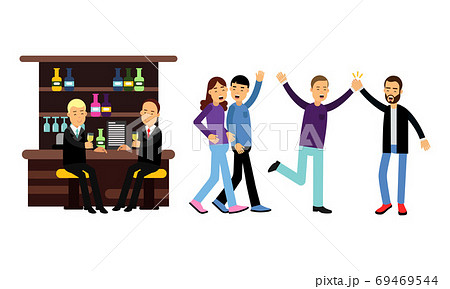 うわさ話のイラスト素材