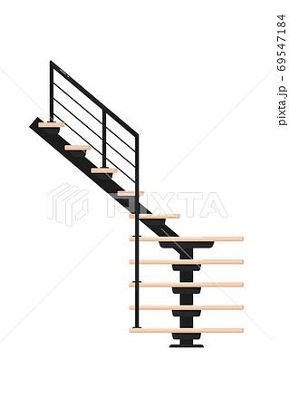 Minimalistic Modern Staircaseのイラスト素材